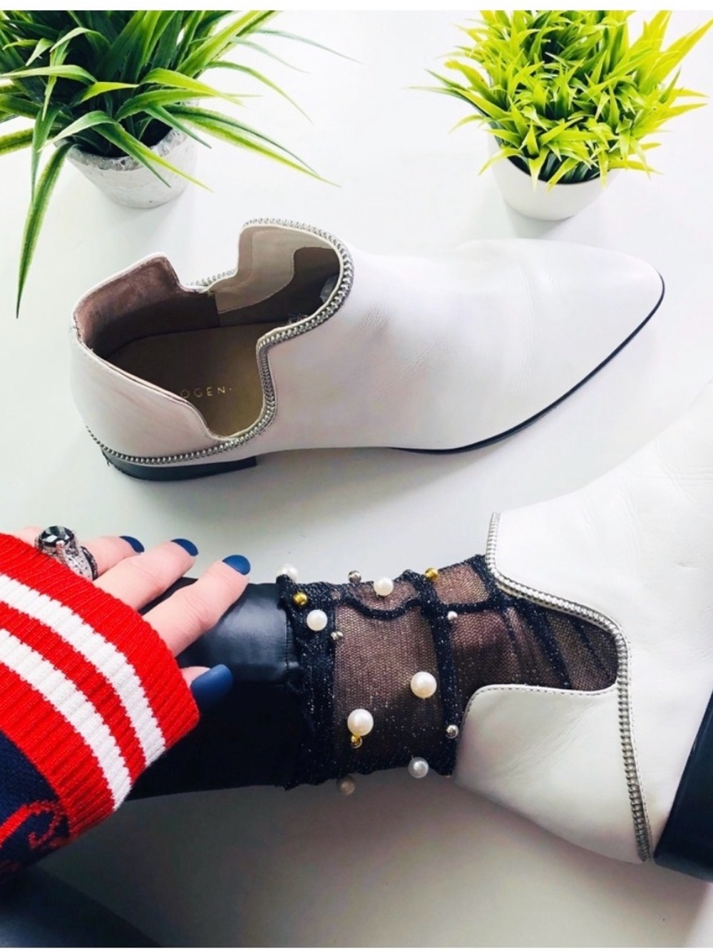 Halogen Nordstrom Piper Ankle Boots Zipper Edges